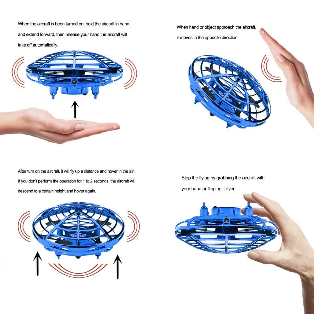 Hand Sensing Electronic UFO Drone Toy for Kids - GYOBY TOYS