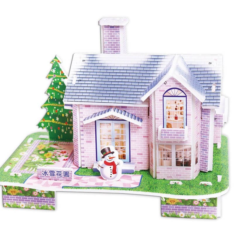 3D Jigsaw Puzzle Dream Dollhouse Gift Toy for Kids