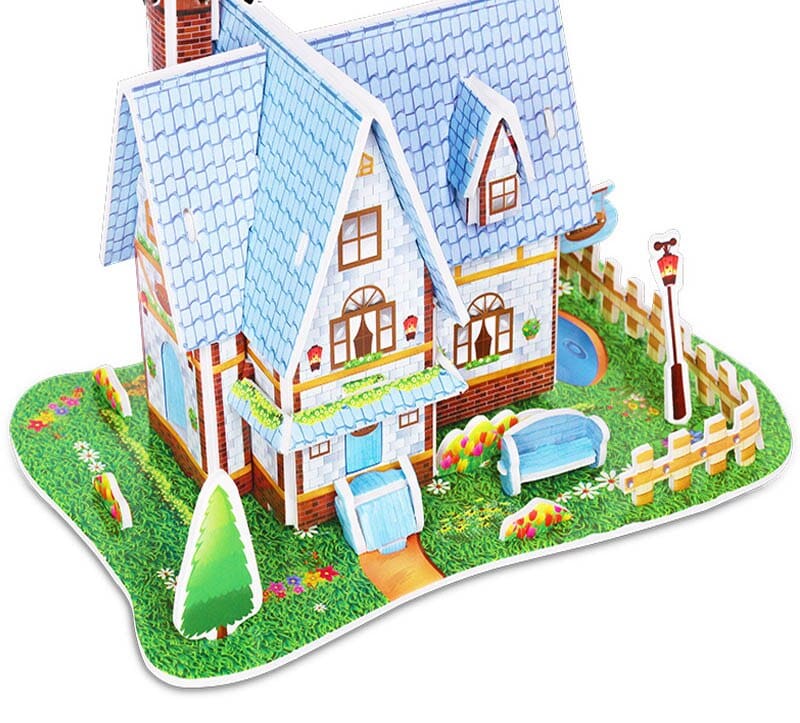 3D Jigsaw Puzzle Dream Dollhouse Gift Toy for Kids