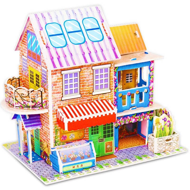 3D Jigsaw Puzzle Dream Dollhouse Gift Toy for Kids