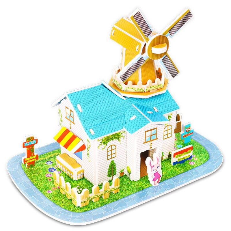 3D Jigsaw Puzzle Dream Dollhouse Gift Toy for Kids