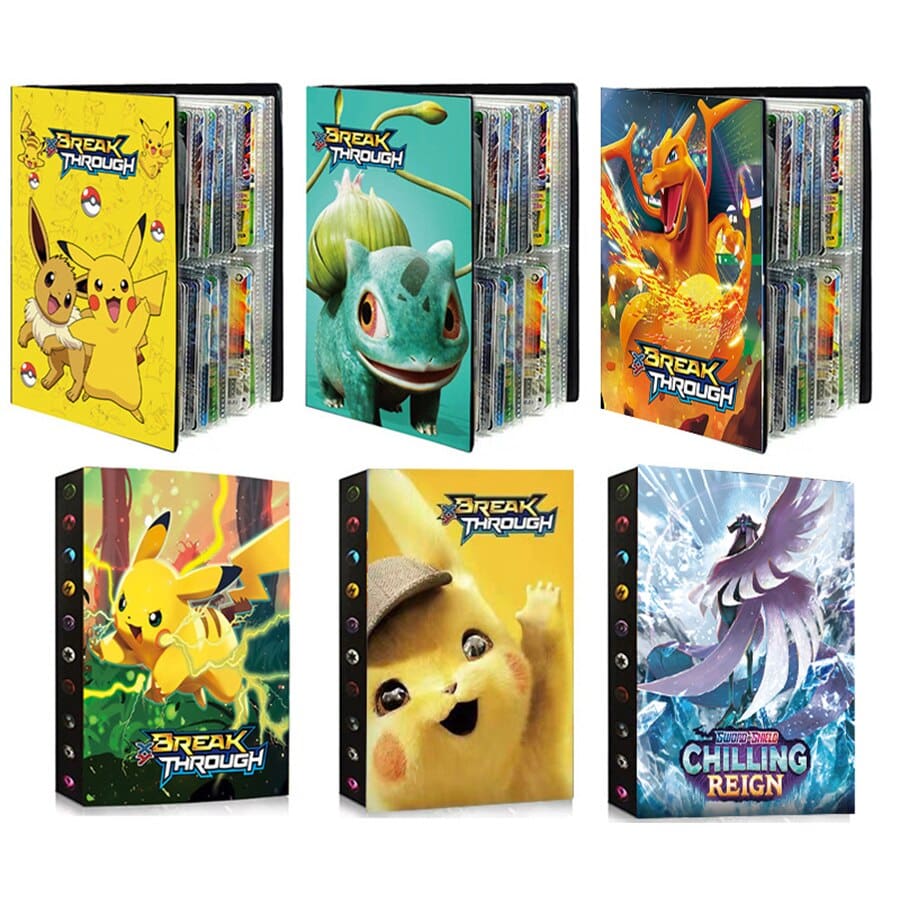 240Pcs Pokemon Album Books Game Collection Cards for Kids Toys Gift