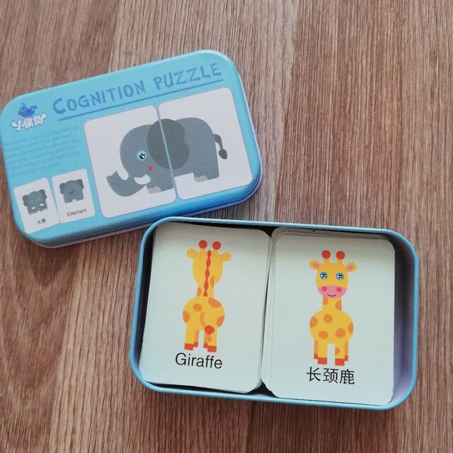 Cognition Cards Matching Puzzle Toy for Toddlers