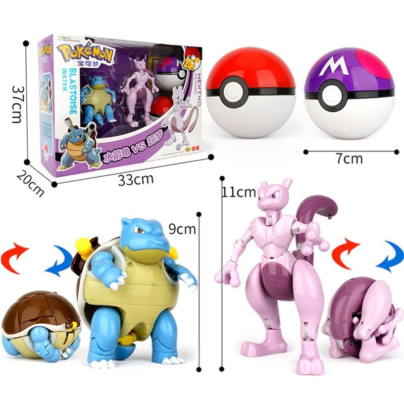 Pokemon Toys Set Pocket Monster Pokeball for Kids