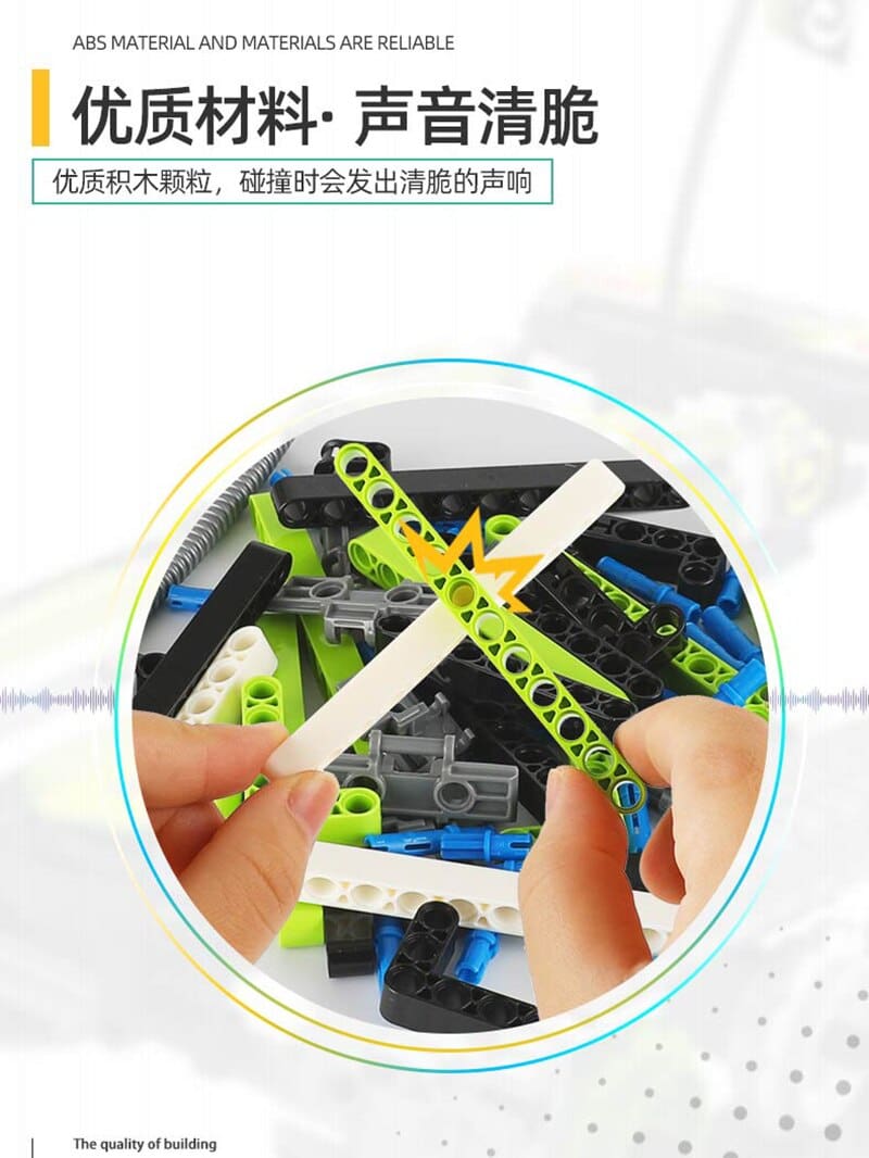 High-Tech DIY 3-in-1 Car building Blocks Set Toy for children