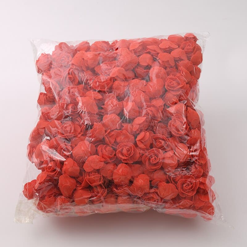 500pcs Mini Artificial PE Foam Rose Flower