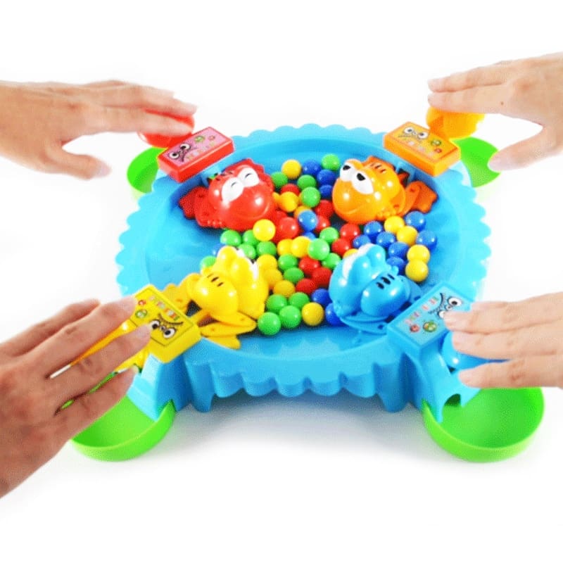 Interactive Feeding Frog Swallow Beads Table Game Toy