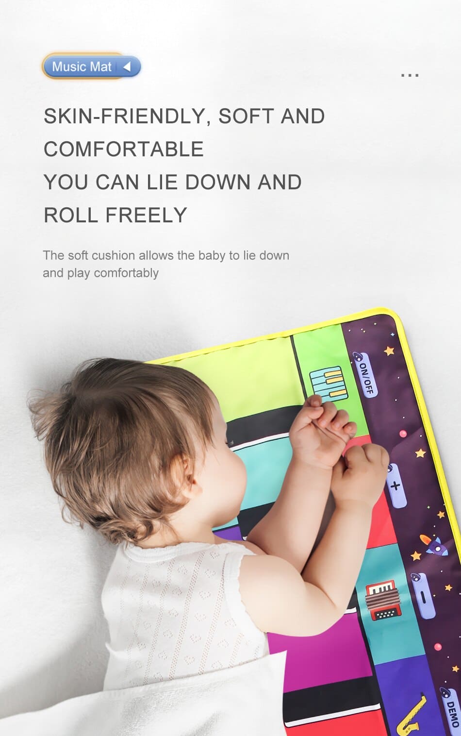 Cute Amusive Educational Musical Mat Gift Toy for Kids