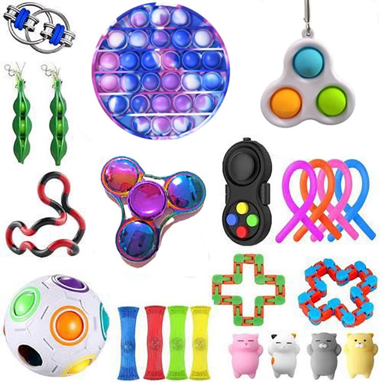 Pop It Fidget Toys Pack for Kids and Adults