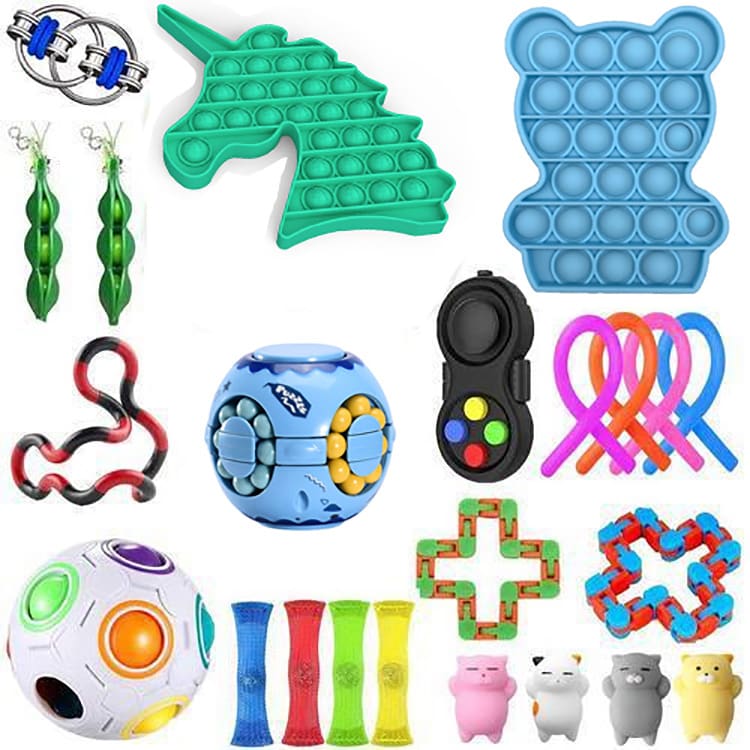 Pop It Fidget Toys Pack for Kids and Adults