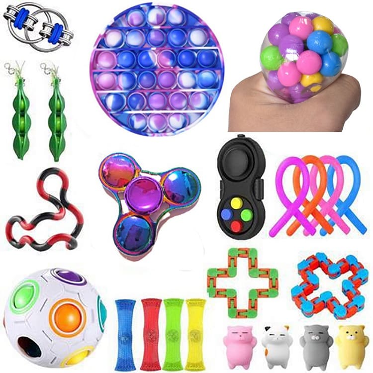 Pop It Fidget Toys Pack for Kids and Adults