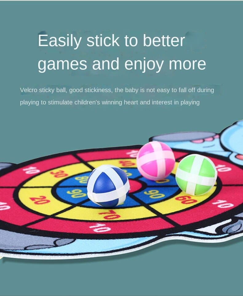 Sticky Ball Dart Board Target Game Toys For Children