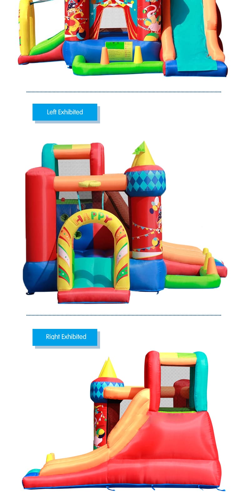 Inflatable Bouncy Castle outdoor playhouse for kids