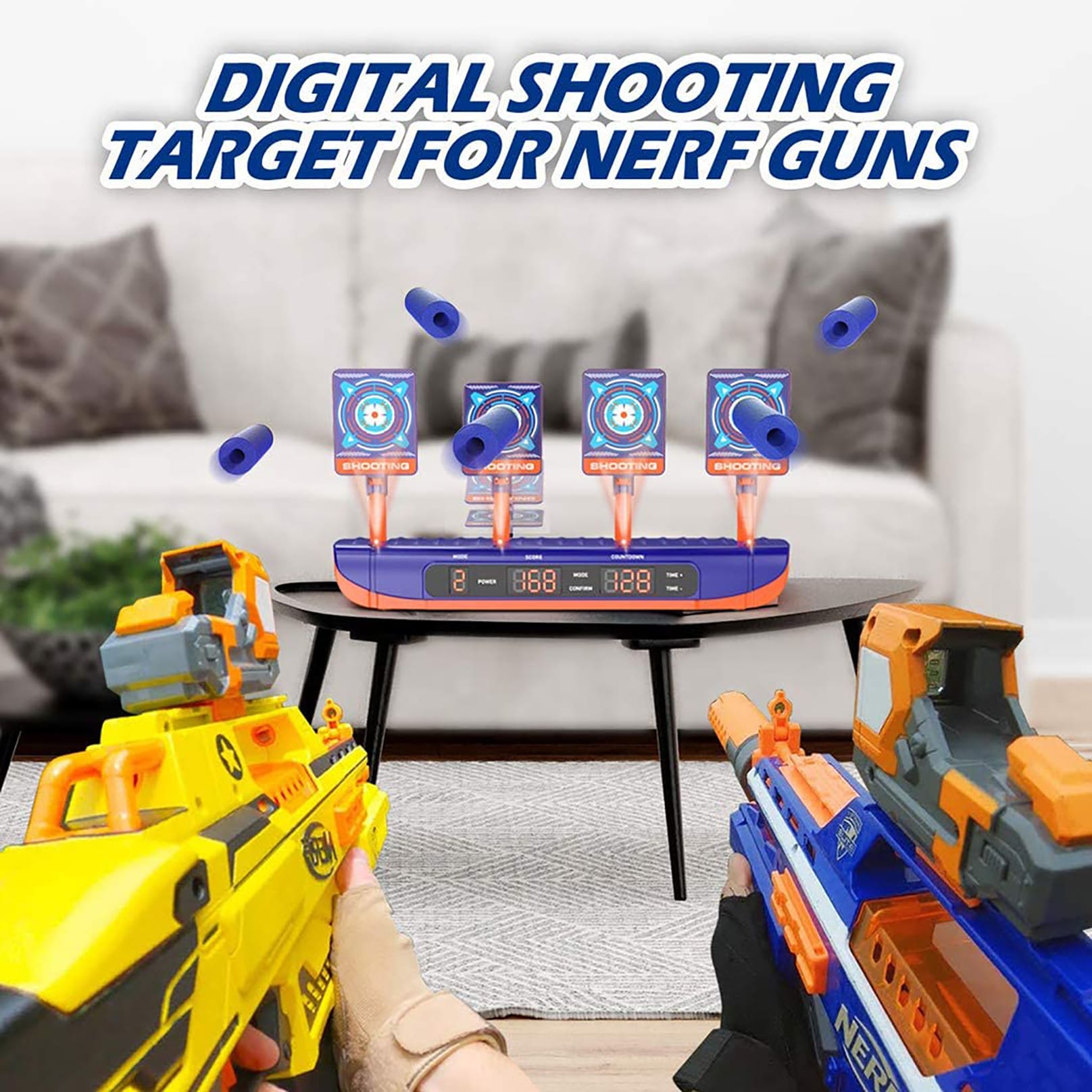 Digital Bullets Shooting Target Scoring For Nerf Guns
