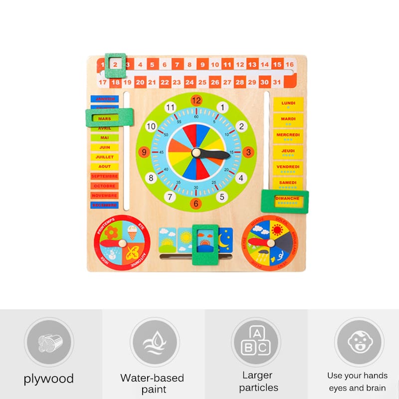 Baby Wooden Board Game Montessori Kids Gift Toy