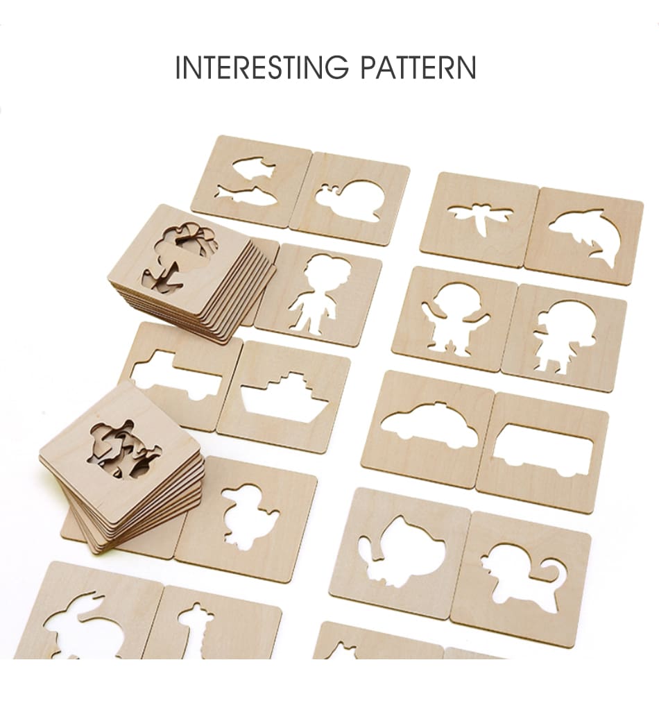 Wooden Drawing educational Toy Set for Children