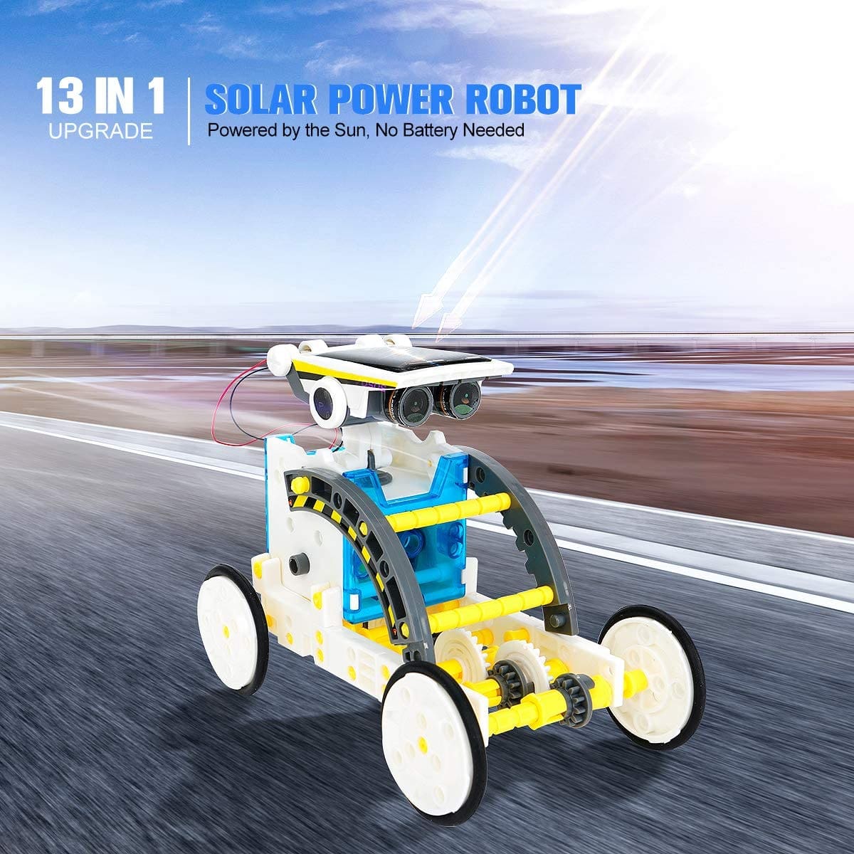 Learning Development DIY Sola Robot Toys for Kids