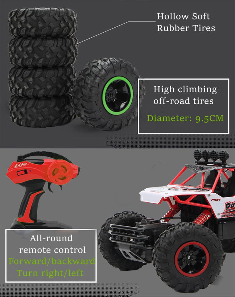 1:12 4WD 2.4G RC Car Off-Road Toys For Kids Adults