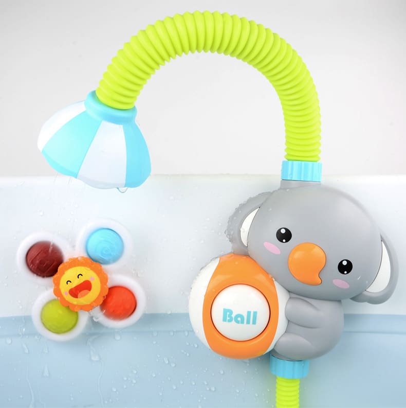 Bathing Sucker Spinner Bath Toy Set for Kids