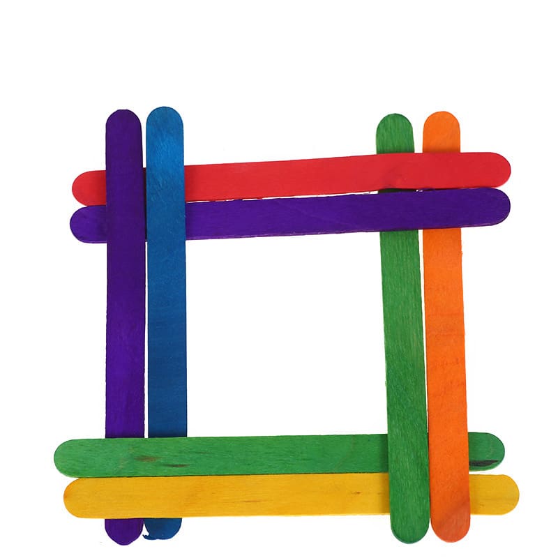 Colorful Hand Crafts Wooden Sticks Toys For Children
