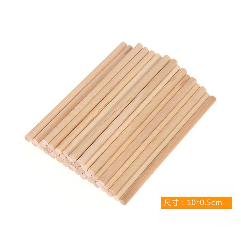 Colorful Hand Crafts Wooden Sticks Toys For Children