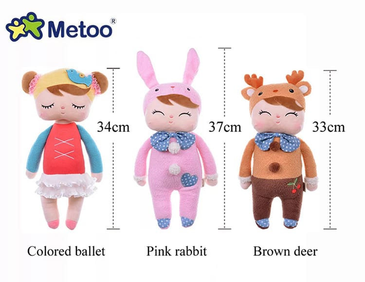 Metoo Angela Rabbit Stuffed Plush Animals Toys