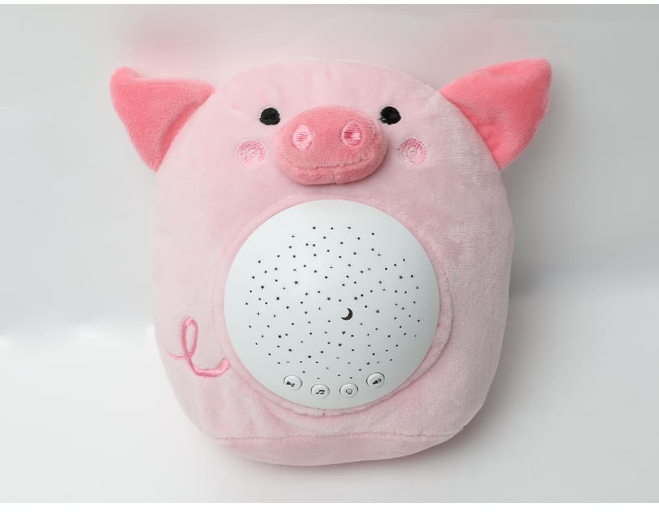 Baby Stuffed Animal Plush Toys With Music and Stars Projector