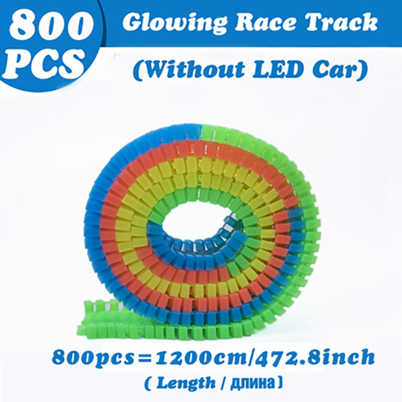 Luminous Racing Track Car Toys With Colored Lights For Kids