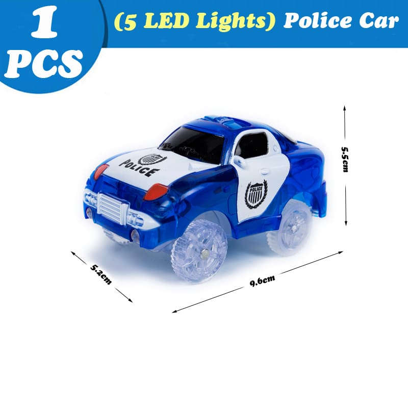 Luminous Racing Track Car Toys With Colored Lights For Kids