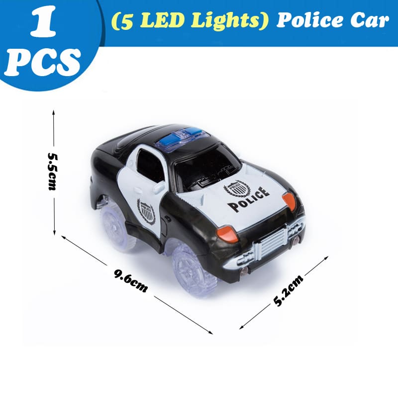 Luminous Racing Track Car Toys With Colored Lights For Kids