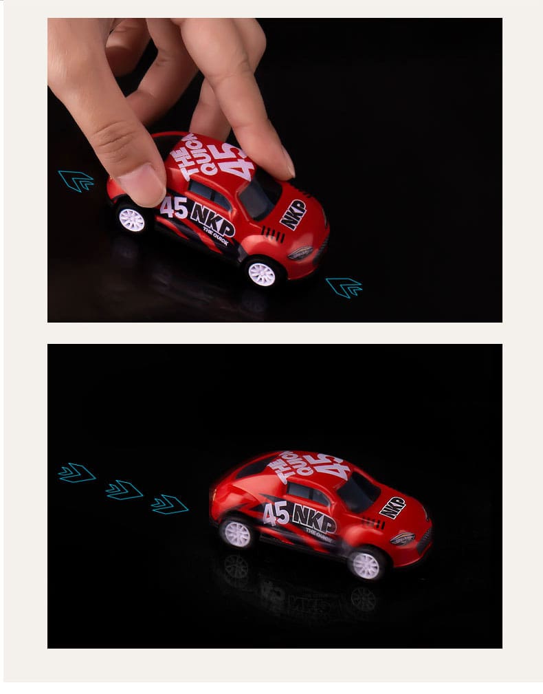 8Pcs/Set Children's Alloy Car Pull Back 1/64 Diecast Kids Metal Action Model Cars Hot Educational Toy For Boy Gifts