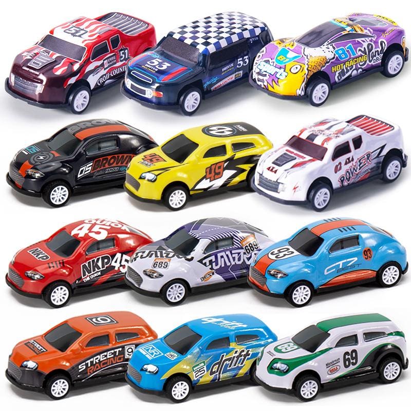 8Pcs/Set Alloy Car Pull Back Toy For kids Gifts