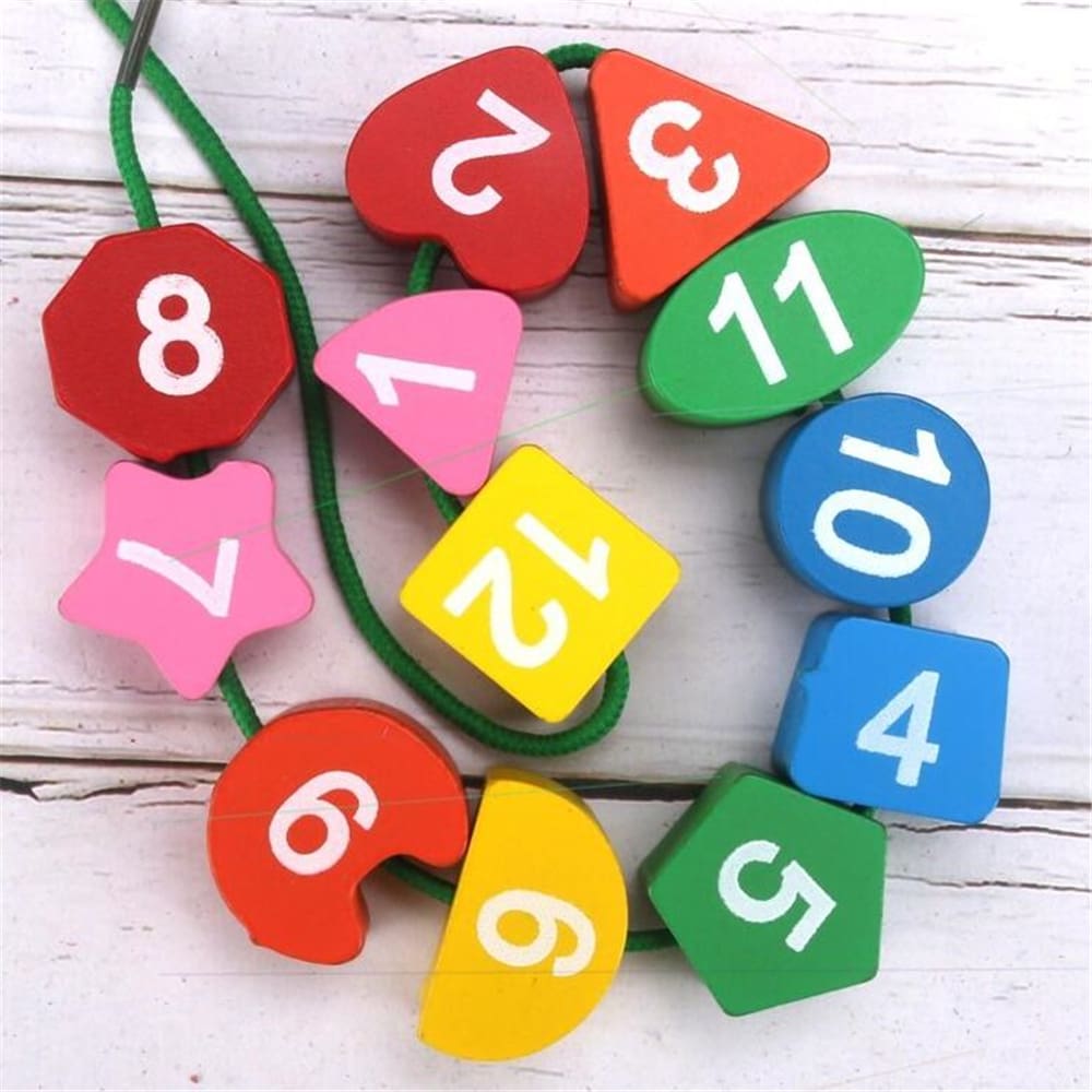 Wooden Clock Puzzle Shape Toys for Kids