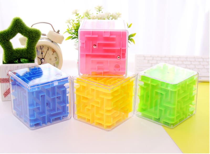 Magic 3D Cube Maze Puzzle Toy for Gift