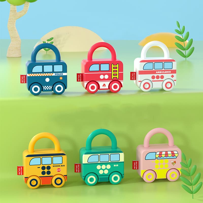 Learning Lock with Keys Car Toy For Children