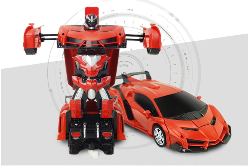 RC Car Transformation Robots Sports Vehicle Toys Gifts For Boys