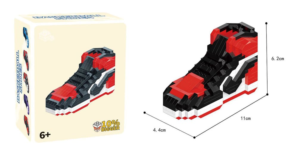 Basketball Shoes Sneakers Model Anime Buliding Bricks Toys