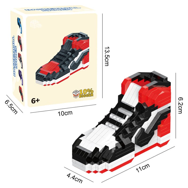 Basketball Shoes Sneakers Model Buliding Bricks Toys