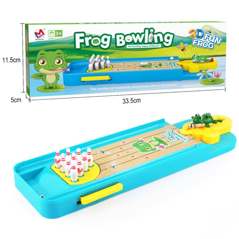 Mini Desktop Frog Bowling Toy Gift For Kids