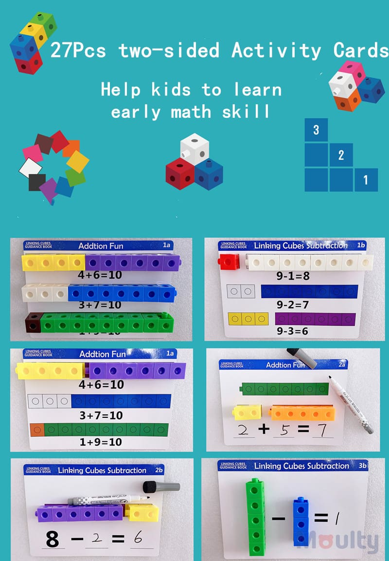 Linking Cube Math Counters for Kids Learning