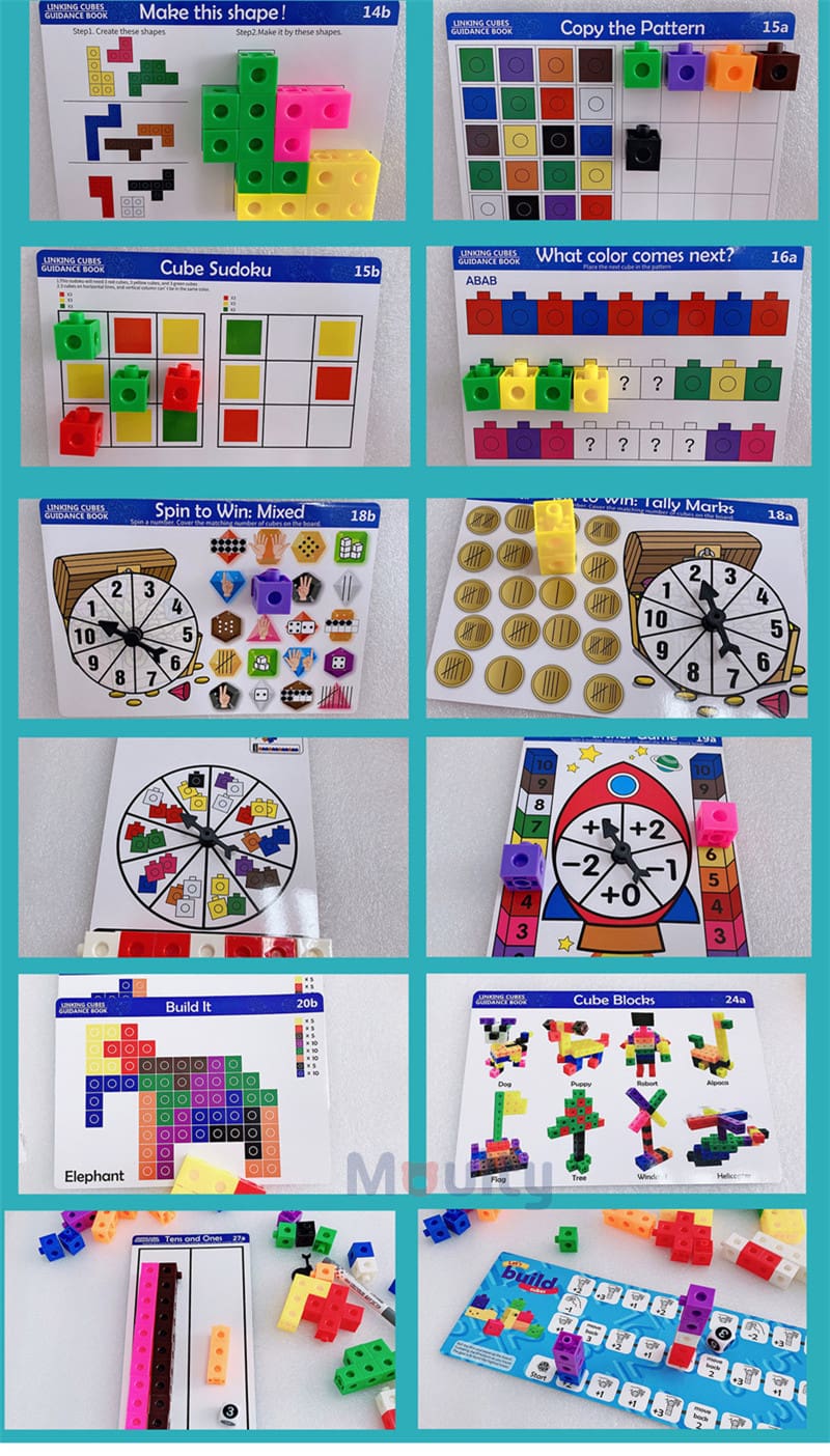 Linking Cube Math Counters for Kids Learning