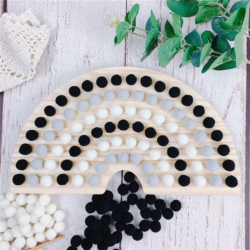 Natural Rainbow Sorting Board Toy GYOBY TOYS