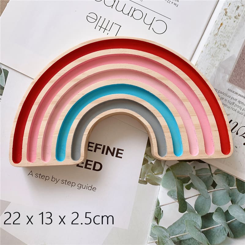 Natural Rainbow Sorting Board Toy GYOBY TOYS