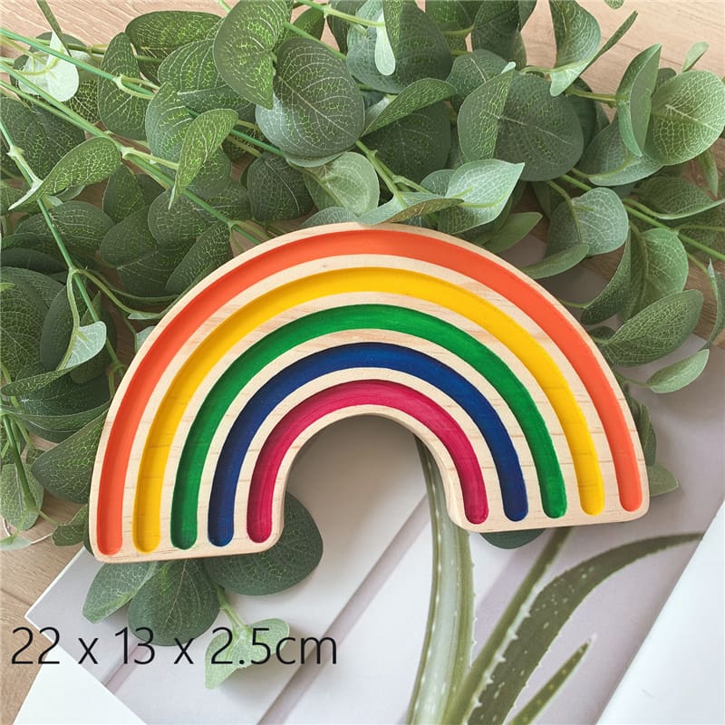Natural Rainbow Sorting Board Toy GYOBY TOYS