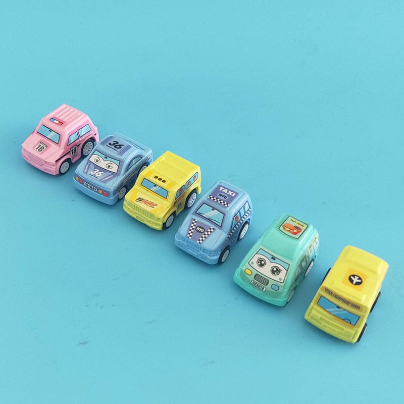 6pcs Model Pull Back Car Toy for Children