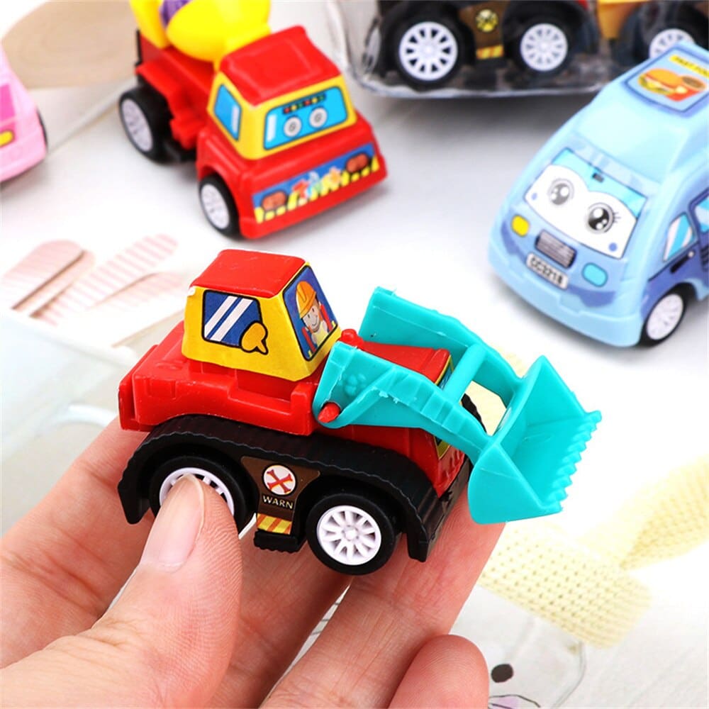 6pcs Model Pull Back Car Toy for Children