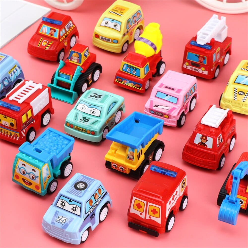 6pcs Model Pull Back Car Toy for Children