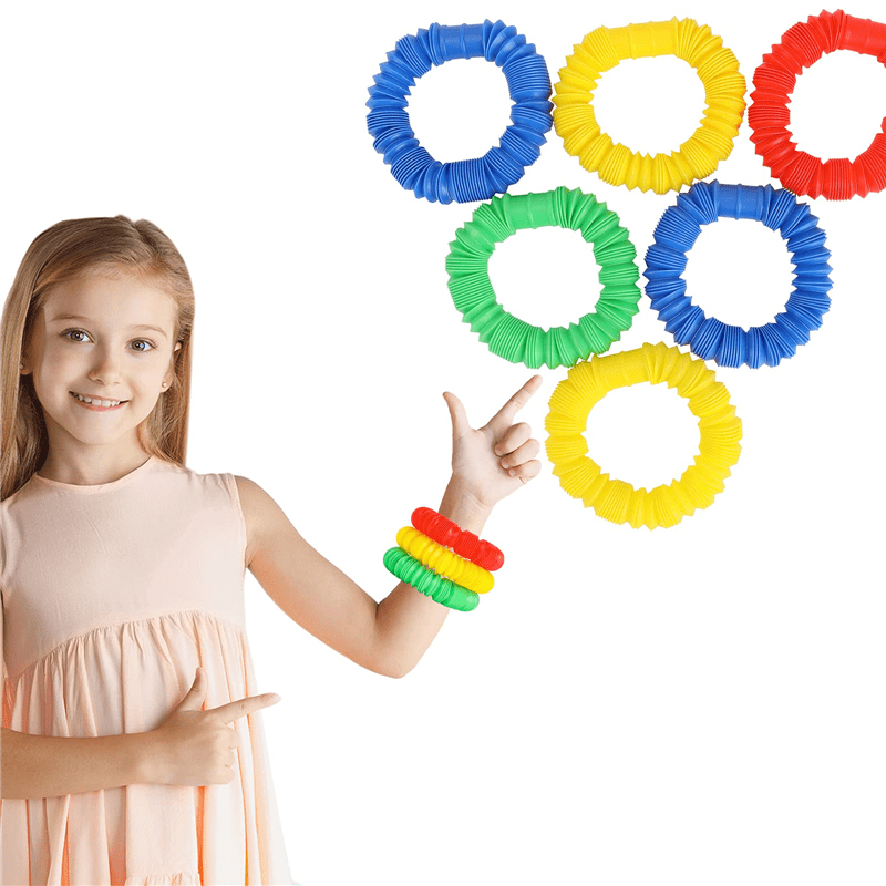 8Pcs Pop Tubes Fidget Toy for Gifts