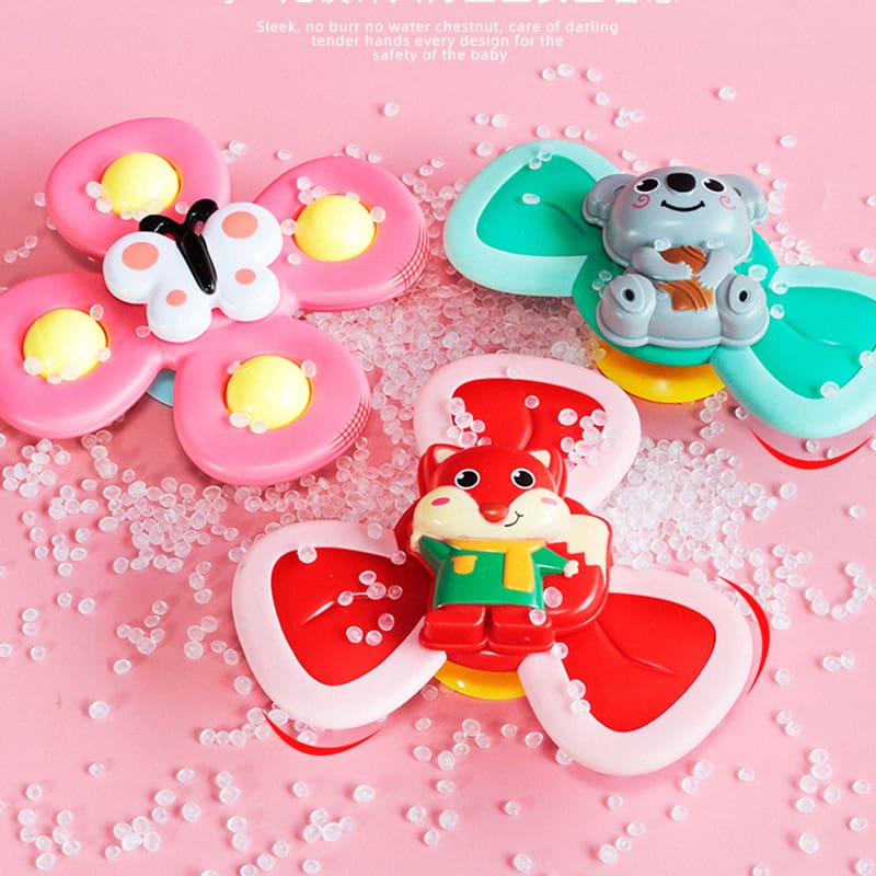 Colorful Cartoon Fidget Spinner Toys For Baby