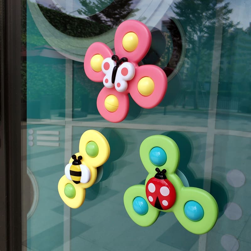 Colorful Cartoon Fidget Spinner Toys For Baby